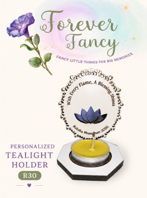 Personalised Raksha Bandhan Tealight Candle Holder