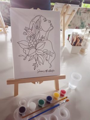 Personalised A5 Sip & Paint Kit